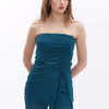 Gather Detailed Strapless Blouse OX-POSSTRATOP